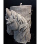 Svíčka z palmového vosku - Kůň šedý